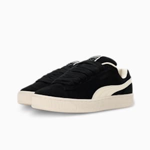 PUMA x PLEASURES Suede XL Unisex Sneakers, PUMA Black-Frosted Ivory, extralarge-IND