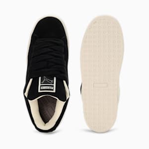 PUMA x PLEASURES Suede XL Unisex Sneakers, PUMA Black-Frosted Ivory, extralarge-IND