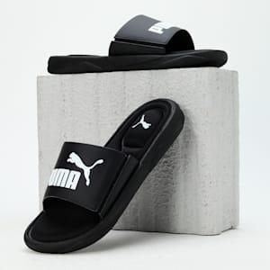 Royalcat Memory Foam Unisex Slides, Puma Black-Puma Black-Puma White