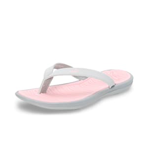 Daisy V2 Women's Flip-Flops, Pearl Pink-Platinum Gray, extralarge-IND
