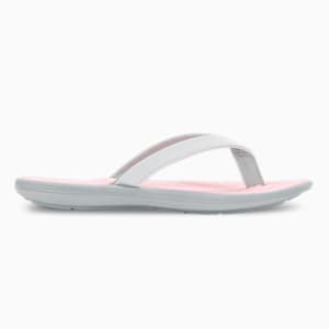 Daisy V2 Women's Flip-Flops, Pearl Pink-Platinum Gray, extralarge-IND