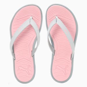 Daisy V2 Women's Flip-Flops, Pearl Pink-Platinum Gray, extralarge-IND
