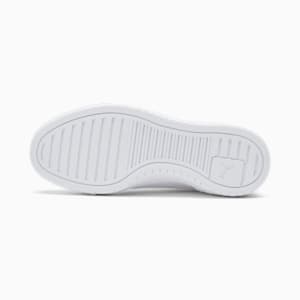 CA Pro Embroidered Women's Sneakers, PUMA White-Peach Smoothie-Flaxen, extralarge