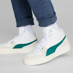 CA Pro NYC Men's Sneakers, PUMA White-Malachite-Dark Coal, extralarge