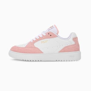 Doublecourt Soft VTG Women's Sneakers, PUMA White-Island Pink, extralarge-IND
