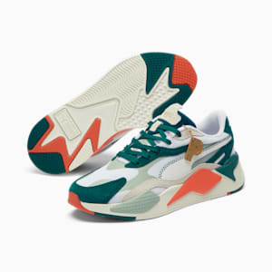 RS-X³ NYC Men's Sneakers, PUMA White-Malachite-Fall Foliage, extralarge