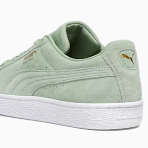 Suede NYC Women's Sneakers, Green Fog-PUMA White-Sand Dune, extralarge