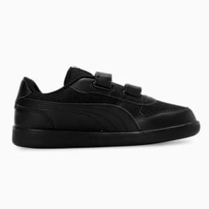 PUMA Punch Comfort Youth Sneakers, Puma Black-Puma Black, extralarge-IND