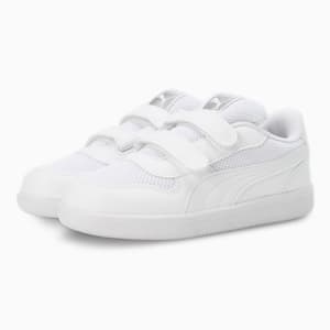Puma Punch Comfort Youth Sneakers, Puma White-Puma White
