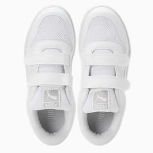 Puma Punch Comfort Youth Sneakers, Puma White-Puma White