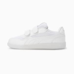 PUMA Punch Comfort Kid's Sneakers, Puma White-Puma White, extralarge-IND