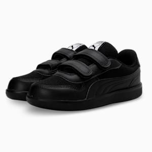 PUMA Punch Comfort Kid's Sneakers, PUMA Black-Puma Black, extralarge-IND