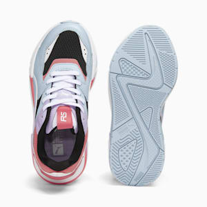 Tenis para niños grandes RS-PULSOID, Silver Sky-Vivid Violet-Electric Blush, extralarge