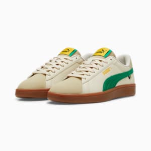 PUMA Smash 3.0 Soccer24 Men's Sneakers, Alpine Snow-Archive Green-Yellow Sizzle, extralarge