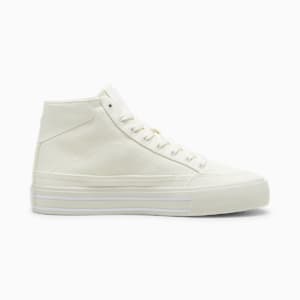 Court Classic Vulc Mid Unisex Sneakers, Warm White-PUMA White, extralarge