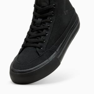 Court Classic Vulc Mid Men's Sneakers, PUMA Black-Shadow Gray, extralarge