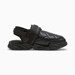 PUMA x PLEASURES TS-01 Quilt Men's Sandals, PUMA Black, extralarge