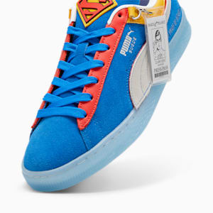 ユニセックス PUMA x スーパーマン 85周年 スウェード スニーカー, Racing Blue-PUMA Red-Yellow Sizzle, extralarge-JPN