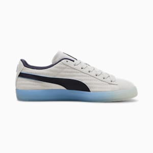 Sneakers PUMA x PLAYSTATION® Suede pour homme, Glacial Gray-New Navy, extralarge