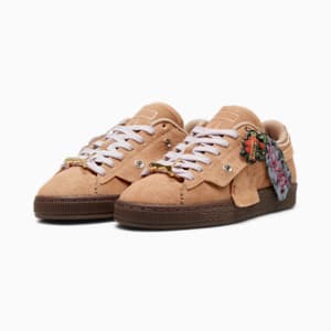 Tenis para mujer PUMA x X-GIRL Suede, Dusty Tan-Toasted Almond, extralarge