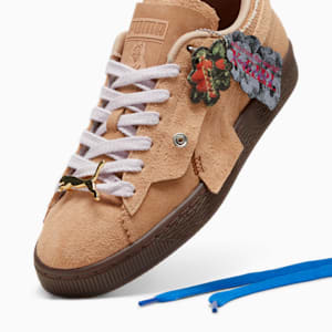 Tenis para mujer PUMA x X-GIRL Suede, Dusty Tan-Toasted Almond, extralarge