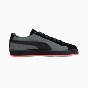 ユニセックス PUMA x STAPLE スウェード スニーカー, PUMA Black-Shadow Gray, extralarge-JPN