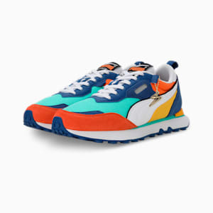 PUMA x HARRDY SANDHU Rider FV Unisex Sneakers, Clyde Royal-Biscay Green, extralarge-IND