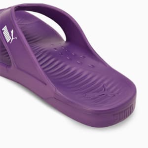 Aqua Women's Flip-Flops, Purple Pop-PUMA White, extralarge-IND