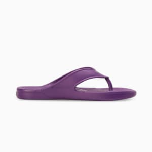 Aqua Women's Flip-Flops, Purple Pop-PUMA White, extralarge-IND