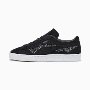 PUMA x SWAROVSKI Suede Women's Sneakers, PUMA Black, extralarge