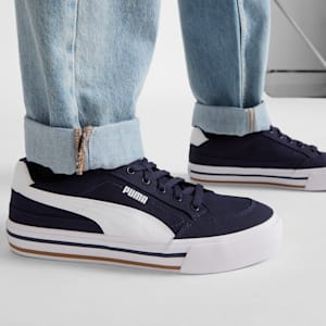Court Classic Vulcanised Formstrip Unisex Sneakers, New Navy-PUMA White, extralarge
