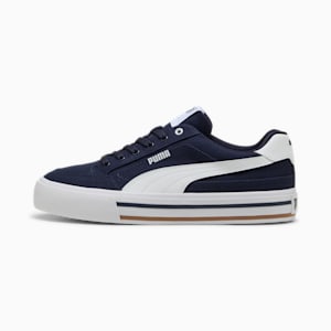Tenis Court Classic Vulc Formstrip, New Navy-PUMA White, extralarge