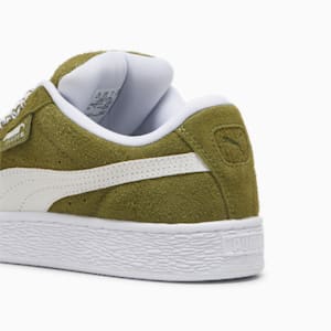 Suede XL Soft Women's Sneakers, Olive Green-PUMA White, extralarge