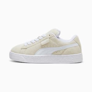 Suede XL Puma Solarcourt Padel Padelracket Voor Dames, Sugared Almond-Silver Mist, extralarge
