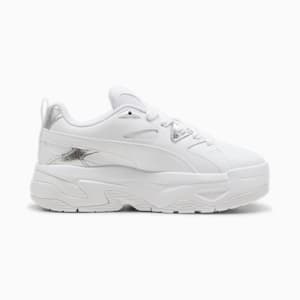 BLSTR Glam Women's Sneakers, PUMA White-PUMA Silver, extralarge-IND