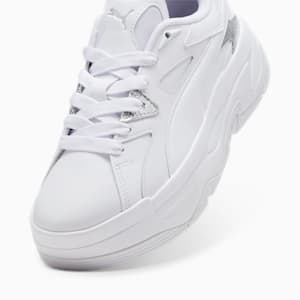 BLSTR Glam Women's Sneakers, PUMA White-PUMA Silver, extralarge-IND