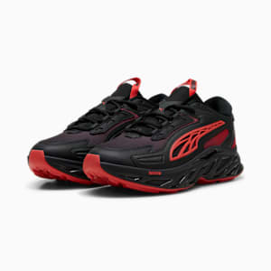 Exotek NITRO™ Energy Unisex Sneakers, PUMA Black-Active Red, extralarge-IND