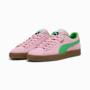 ユニセックス スウェード テラス スニーカー, Pink Delight-PUMA Green, extralarge-JPN