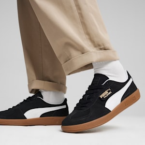 Tenis Palermo, PUMA Black-PUMA White, extralarge