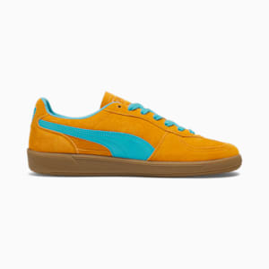 Tenis Palermo, Dark Cheddar-Bright Aqua-PUMA Gold, extralarge