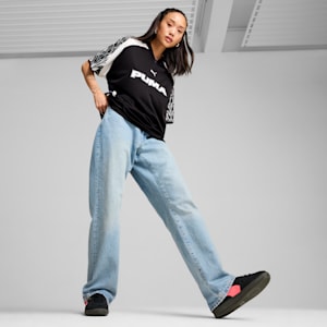 ユニセックス パレルモ スニーカー, PUMA Black-Sunset Glow-Gum, extralarge-JPN