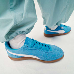 ユニセックス パレルモ スニーカー, Team Light Blue-PUMA White, extralarge-JPN