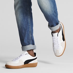 Palermo Leather Men's Sneakers, Cheap Jmksport Jordan Outlet White-Vapor Gray-Gum, extralarge