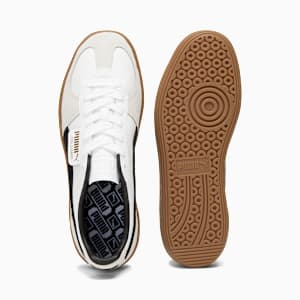 Tenis casuales de piel Palermo para hombre, PUMA White-Vapor Gray-Gum, extralarge
