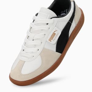 Palermo Lth Unisex Sneakers, PUMA White-Vapor Gray-Gum, extralarge-IND