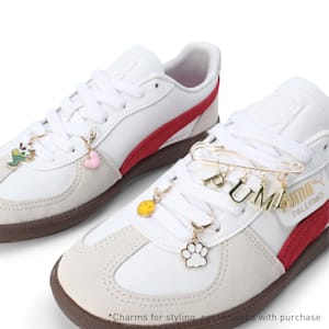 Palermo Lth Sneakers, PUMA White-Vapor Gray-Club Red, extralarge-IND