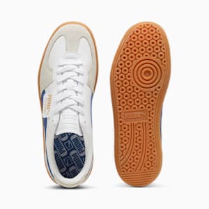 Tenis casuales de piel Palermo, PUMA White-Vapor Gray-Clyde Royal, extralarge