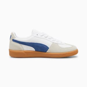 Sneakers en cuir Palermo, PUMA White-Vapor Gray-Clyde Royal, extralarge