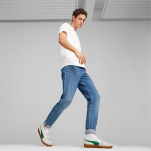 Palermo Leather Sneakers, Cheap Cerbe Jordan Outlet White-Vapor Gray-Archive Green, extralarge