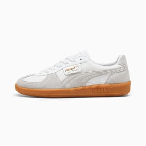 Palermo Leather Sneakers, PUMA White-Glacial Gray-Gum, extralarge